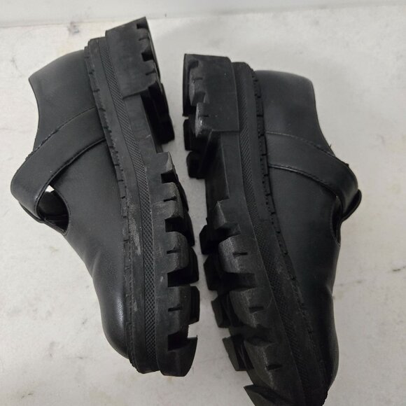 Steve Madden Size 6 Kamlee Lug Sole Mary Jane Black Shoes Platform Chunky Y2K - Picture 8 of 12